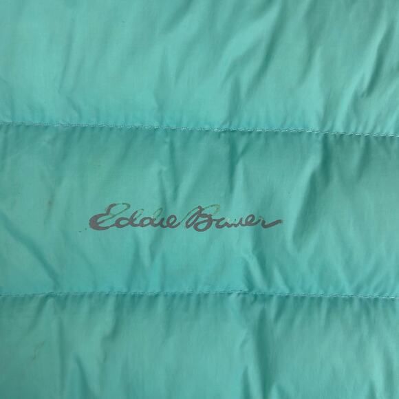 Eddie Bauer Girls Down Puffer Jacket Size Large 14 Insulated Full Zip Coat - Picture 6 of 8